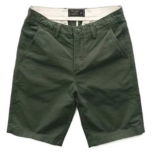 Cargo Shorts Solid Color Zip Closure Men Mid Rise Pockets Shorts for