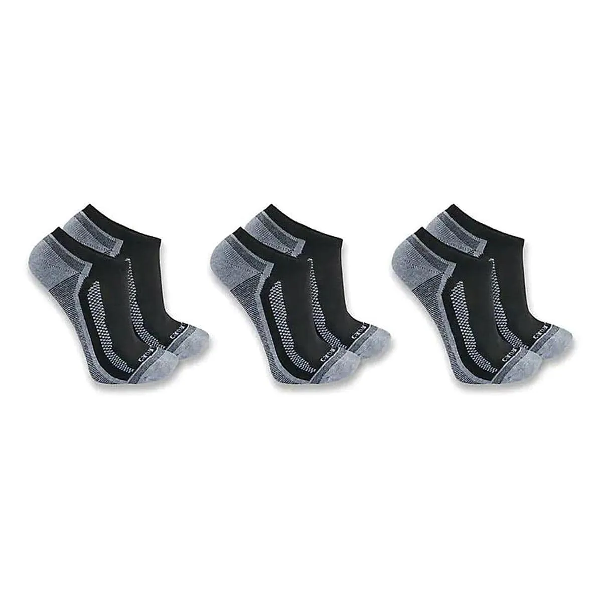 Carhartt Force Midweight Low Cut 3 Pack Socks