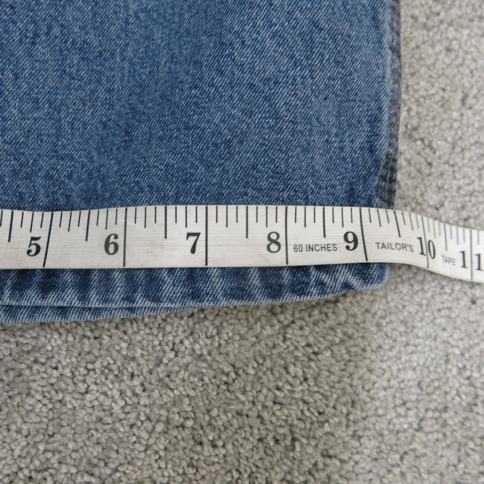 Carhartt Jeans Men X Large Blue Denim Straight Leg Pants Work Wear Cotton Casual