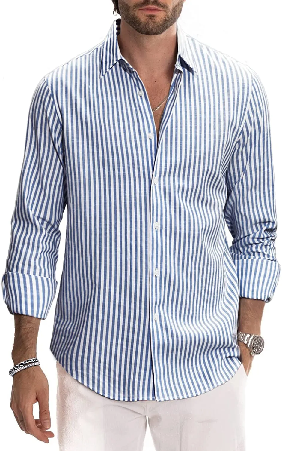Casual Long Sleeve Button-Down Shirts