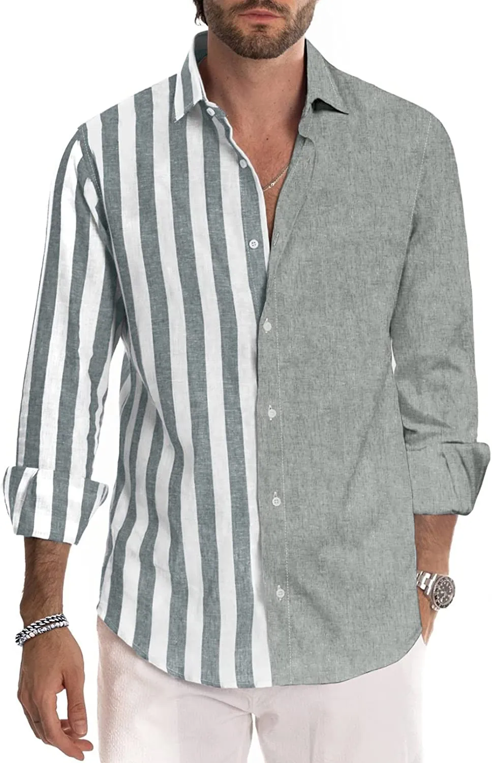 Casual Long Sleeve Button-Down Shirts