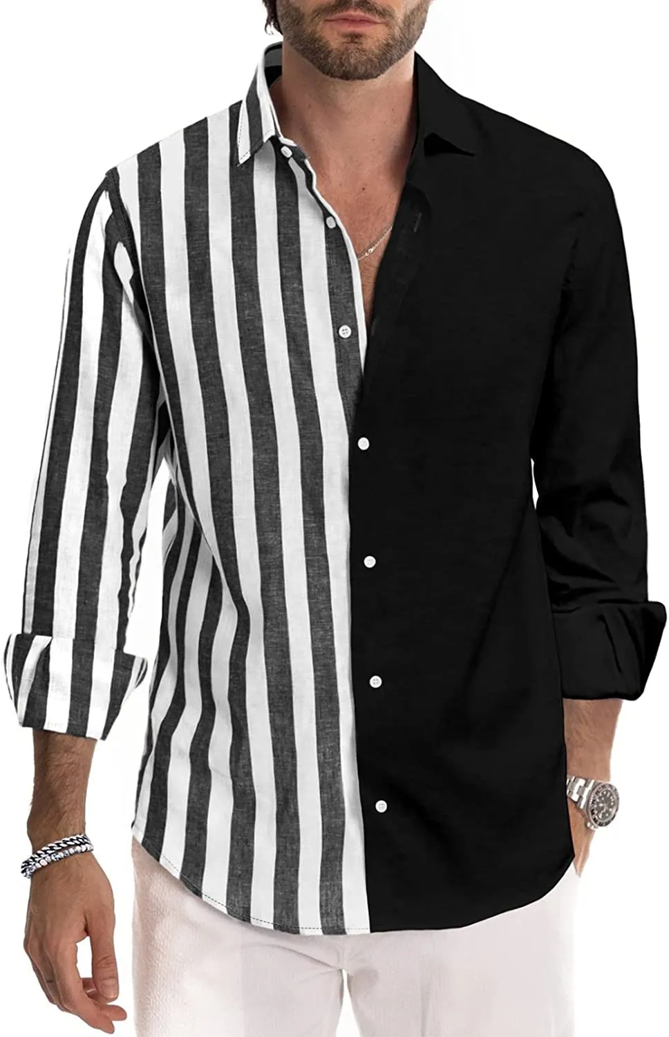 Casual Long Sleeve Button-Down Shirts