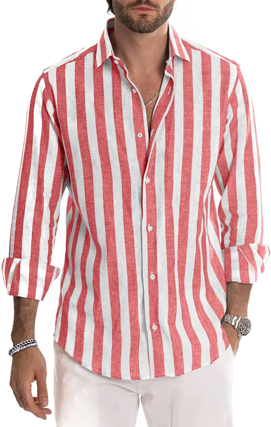 Casual Long Sleeve Button-Down Shirts