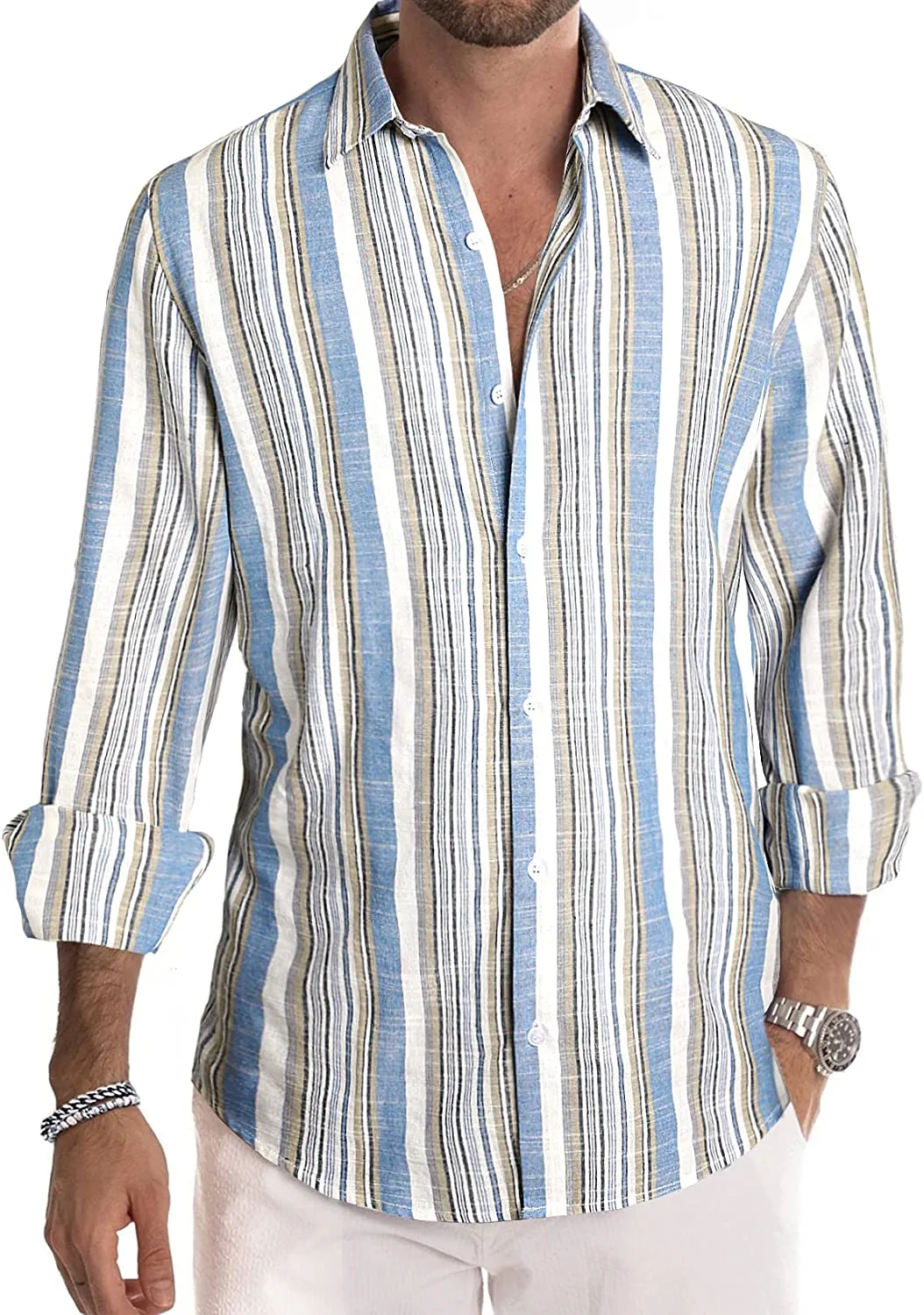 Casual Long Sleeve Button-Down Shirts