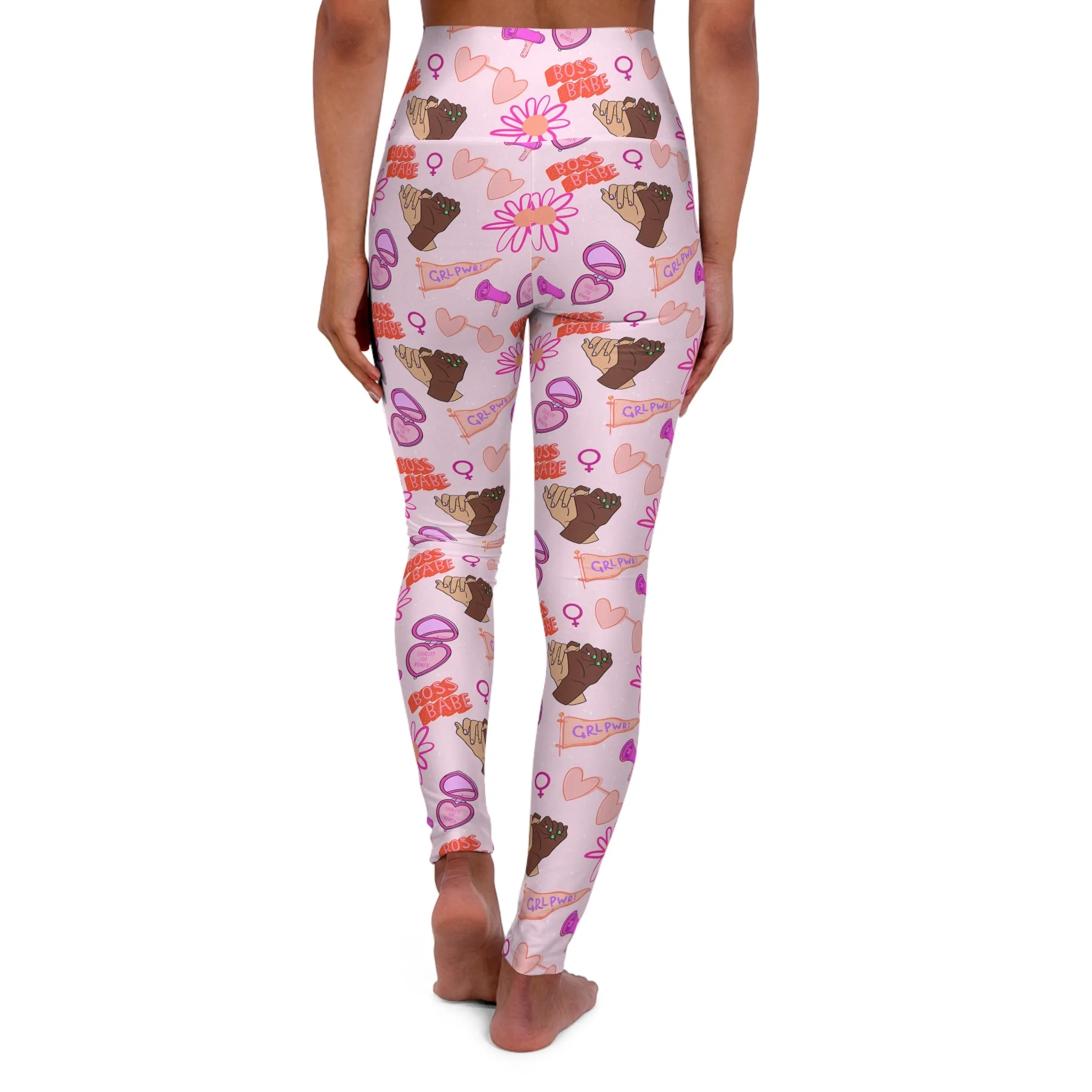 Celebrate Her Power High Waisted Yoga Leggings