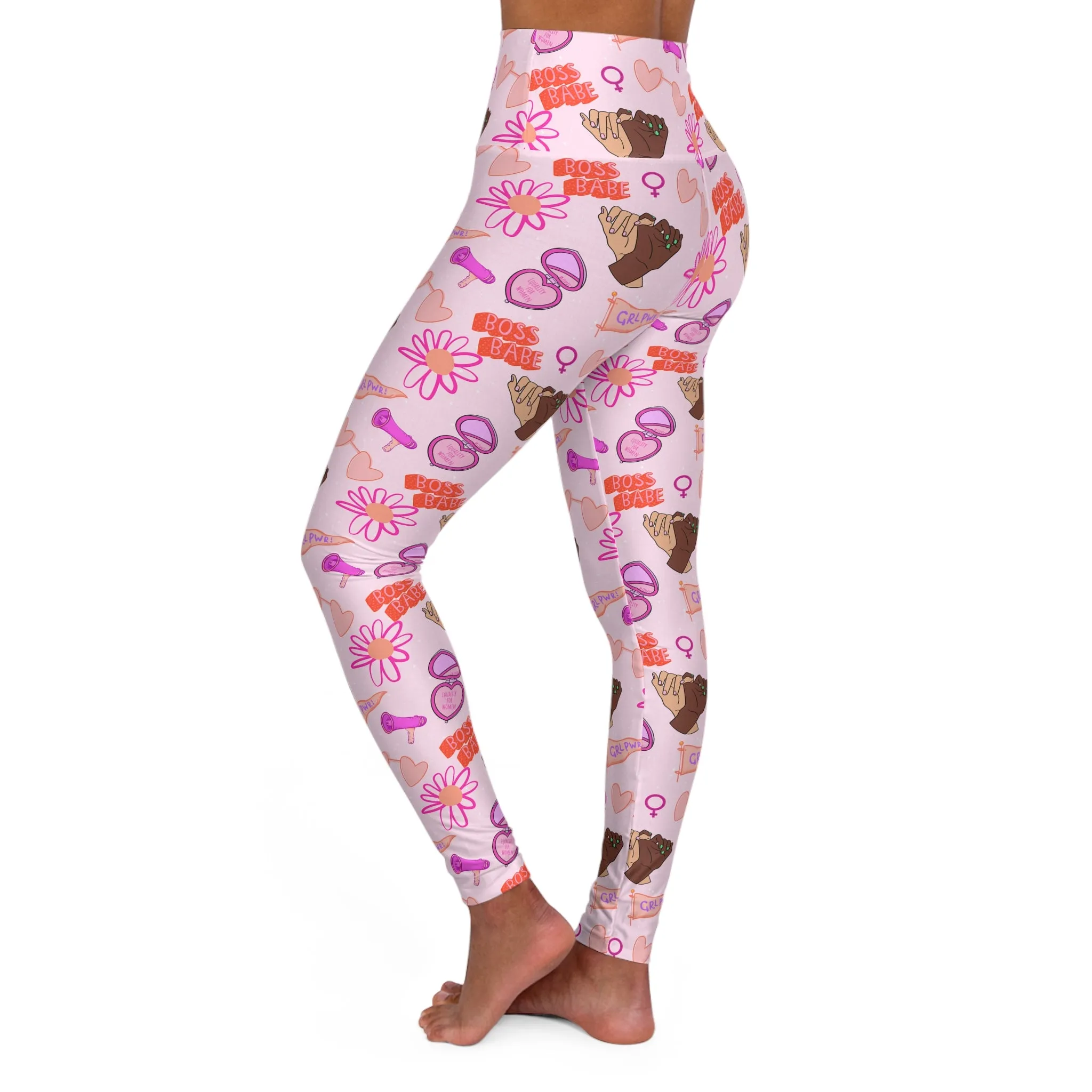 Celebrate Her Power High Waisted Yoga Leggings