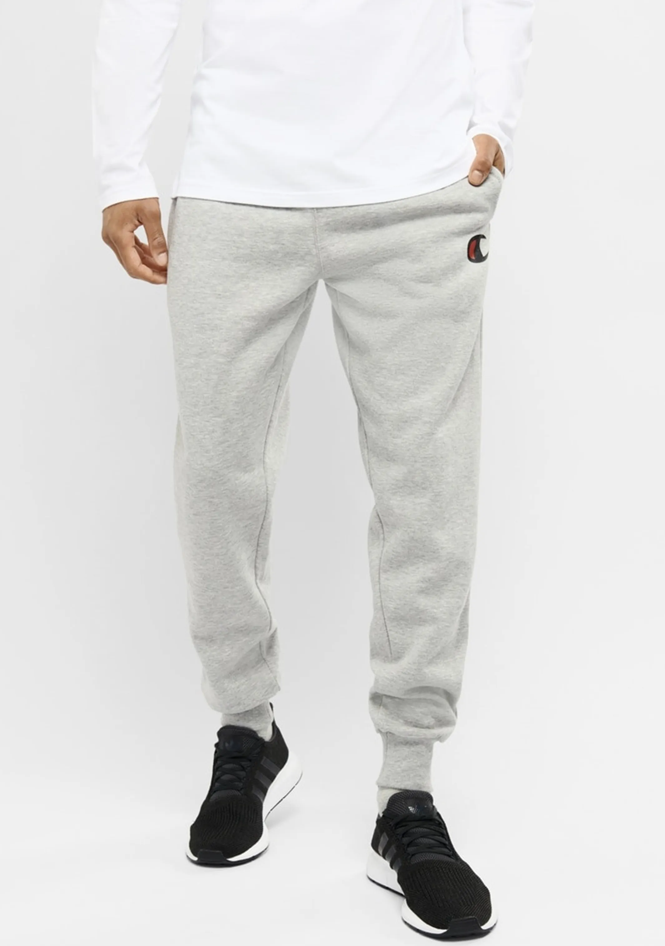 Champion C Logo Cuff Pant Mens Oxford Heather <br> AY76N A3R