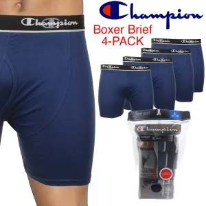 Champion Men's 4 Pack Elite Vapor Technology Boxer Briefs