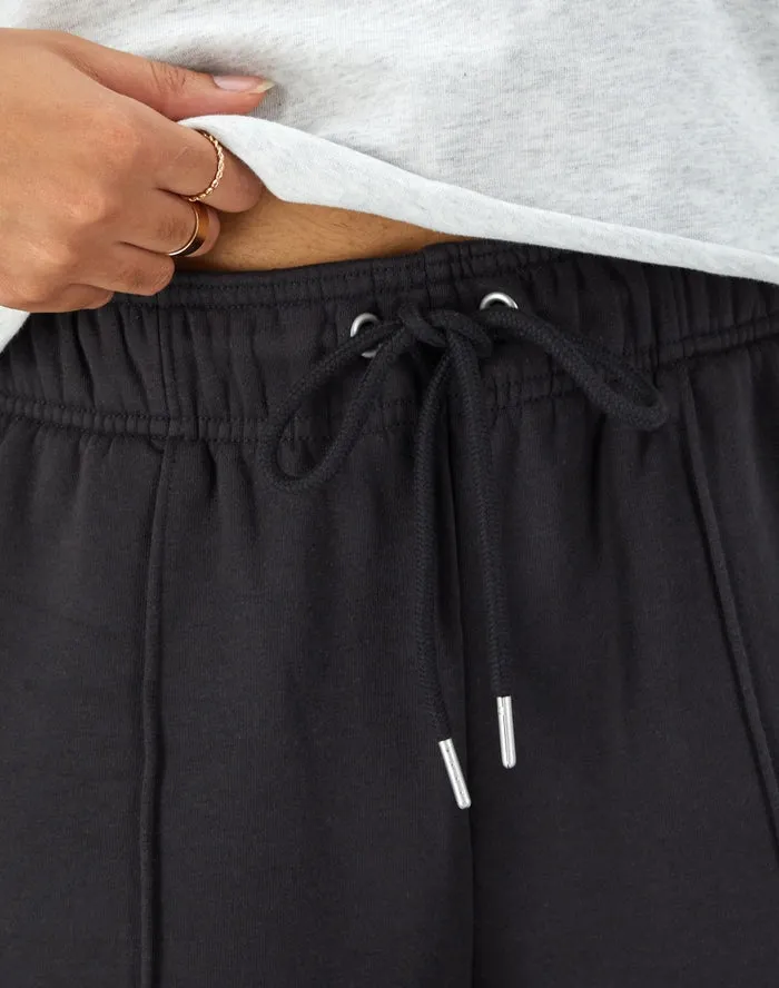 Champion Women's Classic Fleece Wide-Leg Pants, C Logo, 31" Black ML1192 586GRB 001