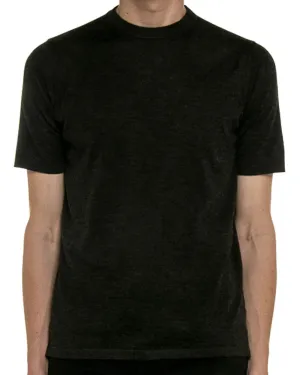 Charcoal Jersey Knit T-Shirt