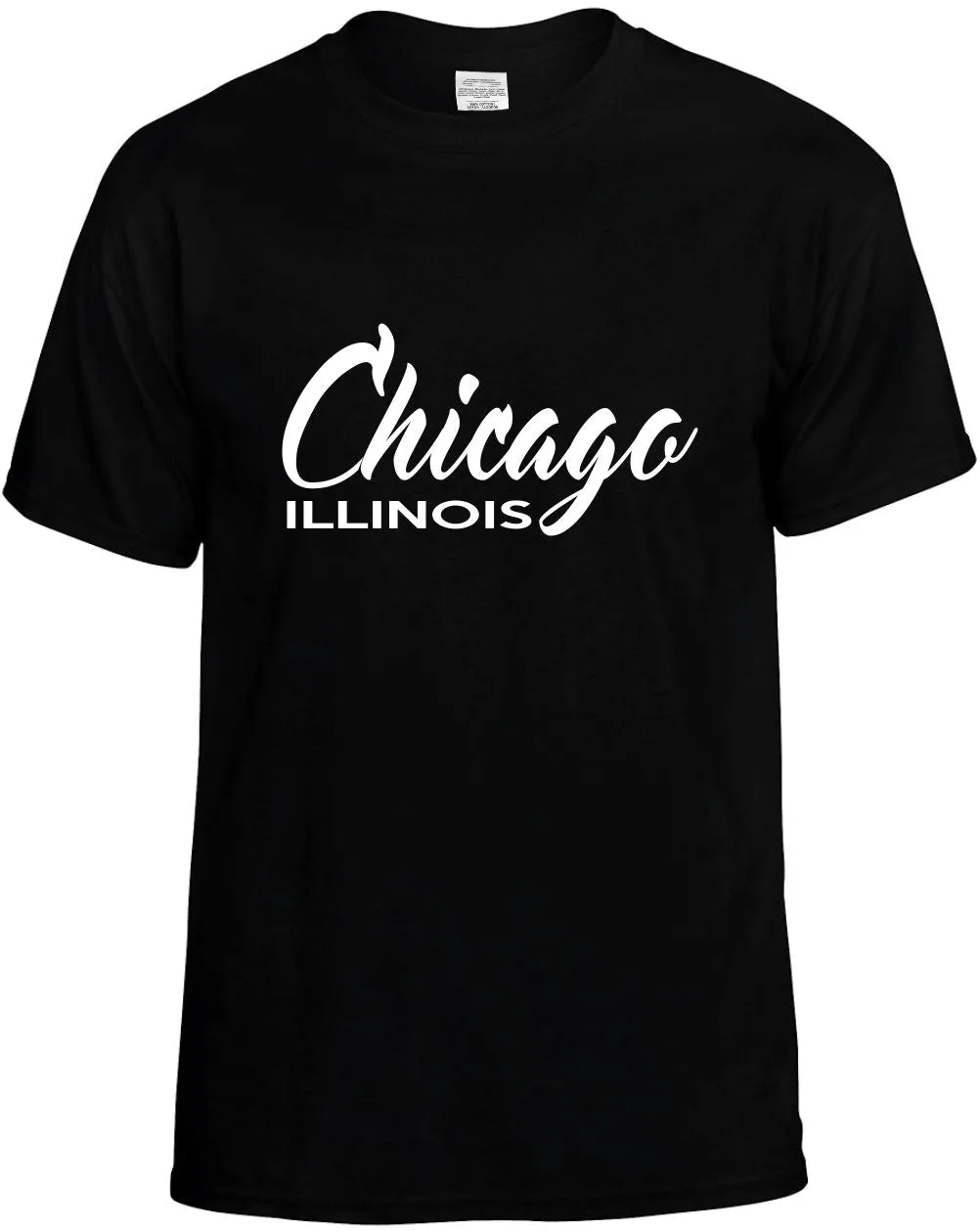 Chicago Illinois City State Unisex T-Shirt Novelty Graphic Tee Shirt