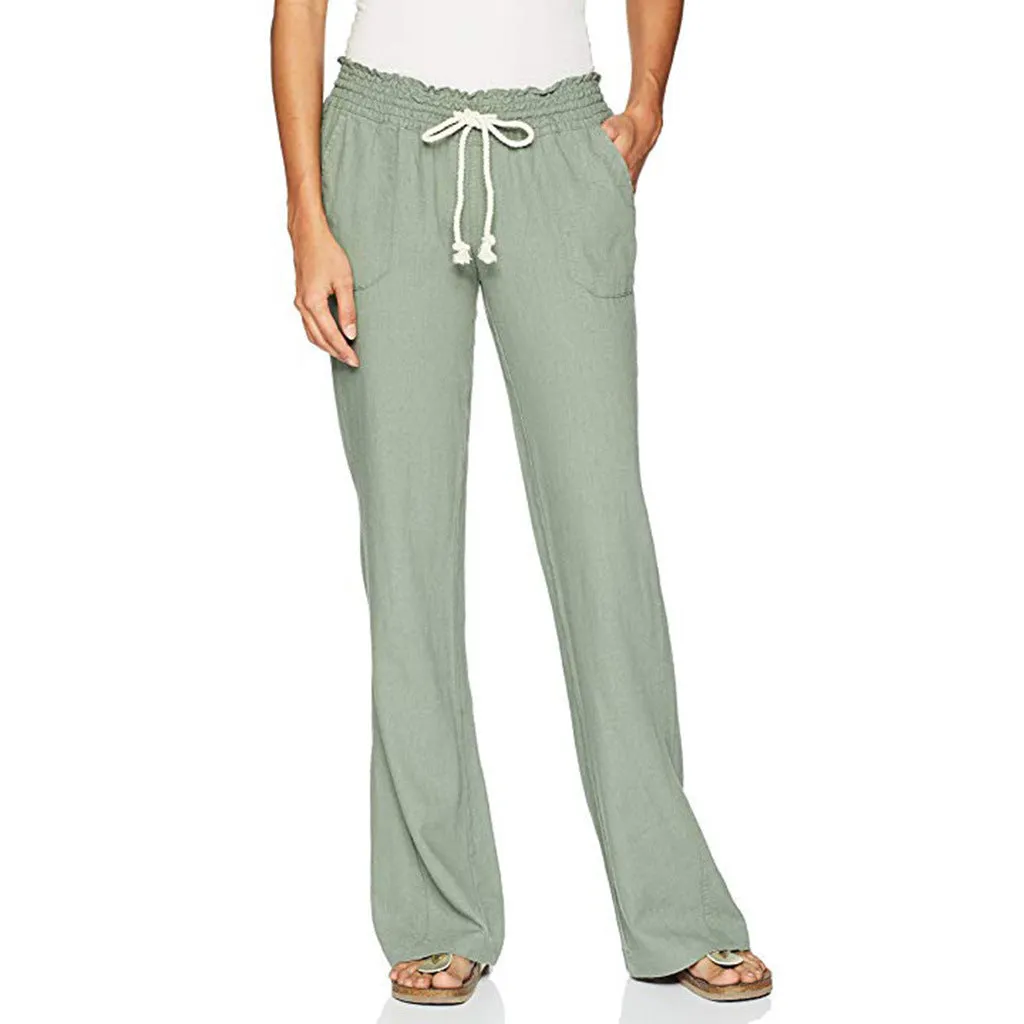 ChicEase High-Waist Breathable Wide-Leg Pants