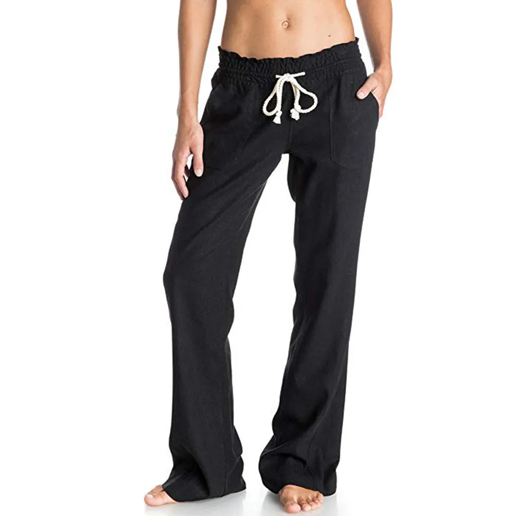 ChicEase High-Waist Breathable Wide-Leg Pants
