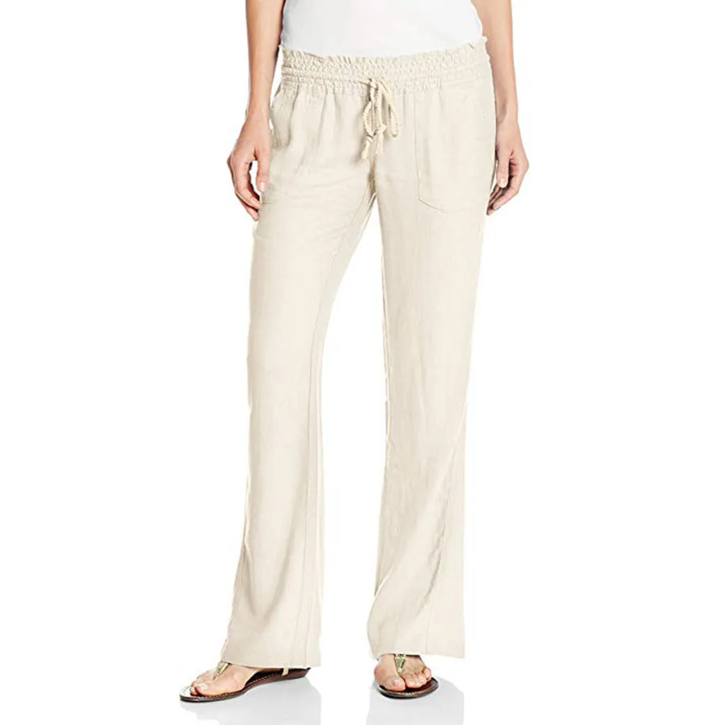 ChicEase High-Waist Breathable Wide-Leg Pants