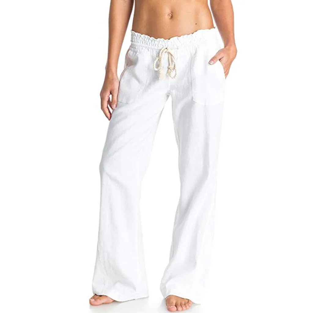 ChicEase High-Waist Breathable Wide-Leg Pants