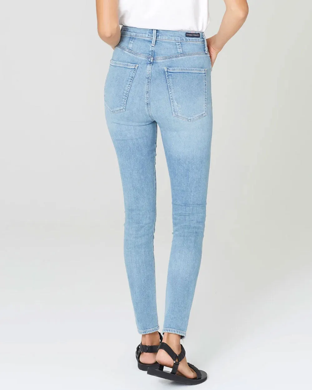 Chrissy High Rise Skinny Jean in Islands