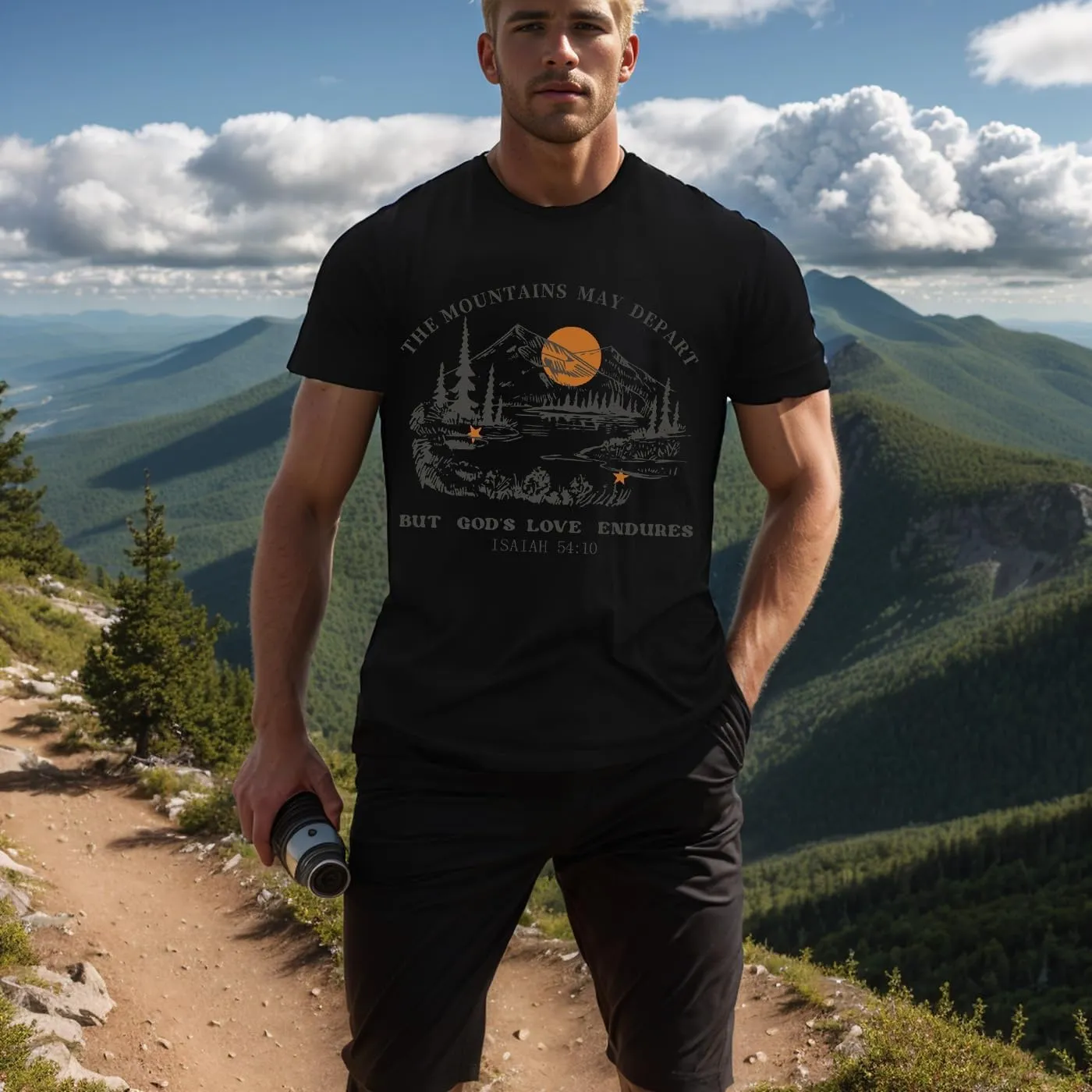 Christian Jesus Graphic Tees T Shirts for Men
