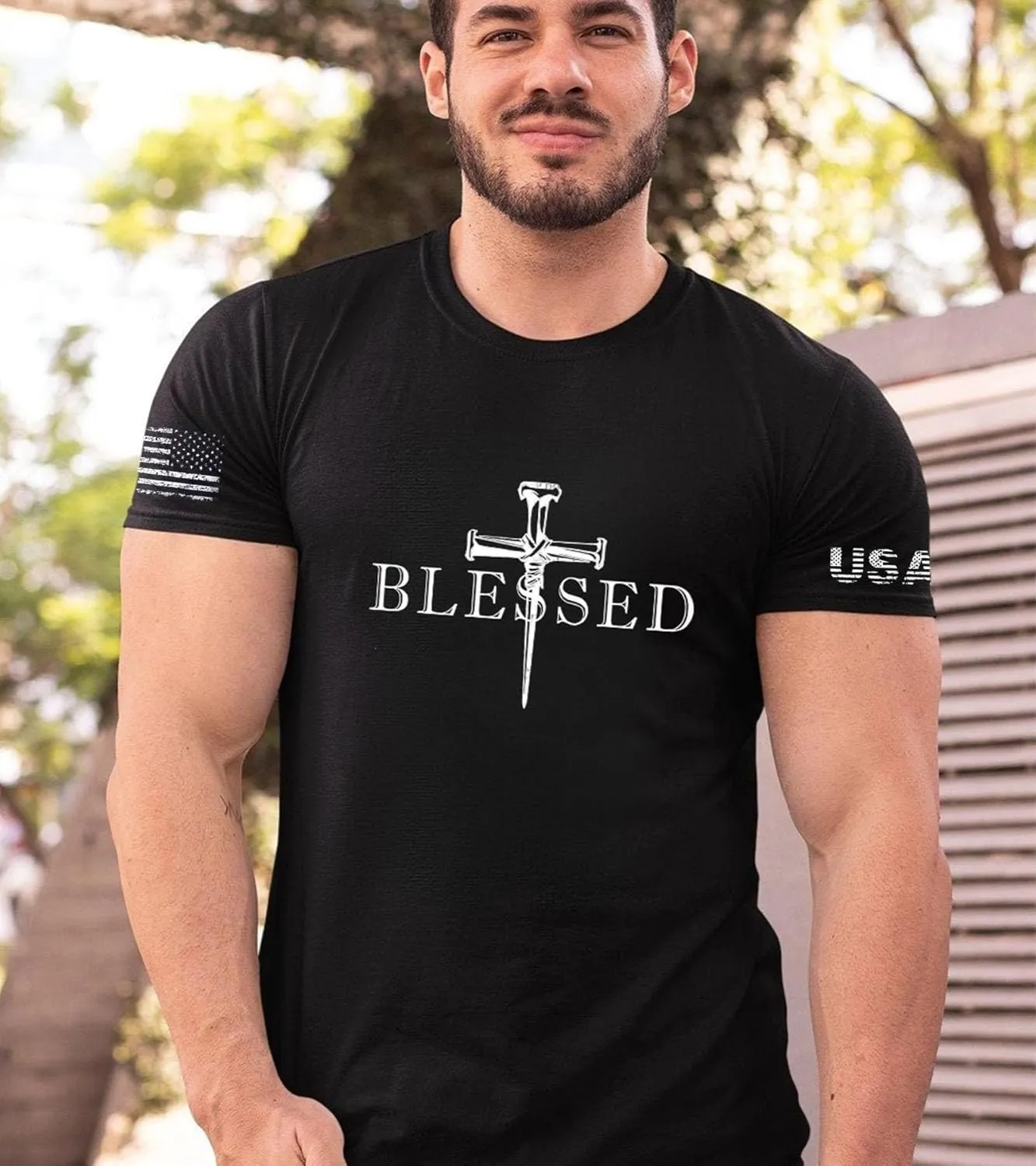 Christian Jesus Graphic Tees T Shirts for Men