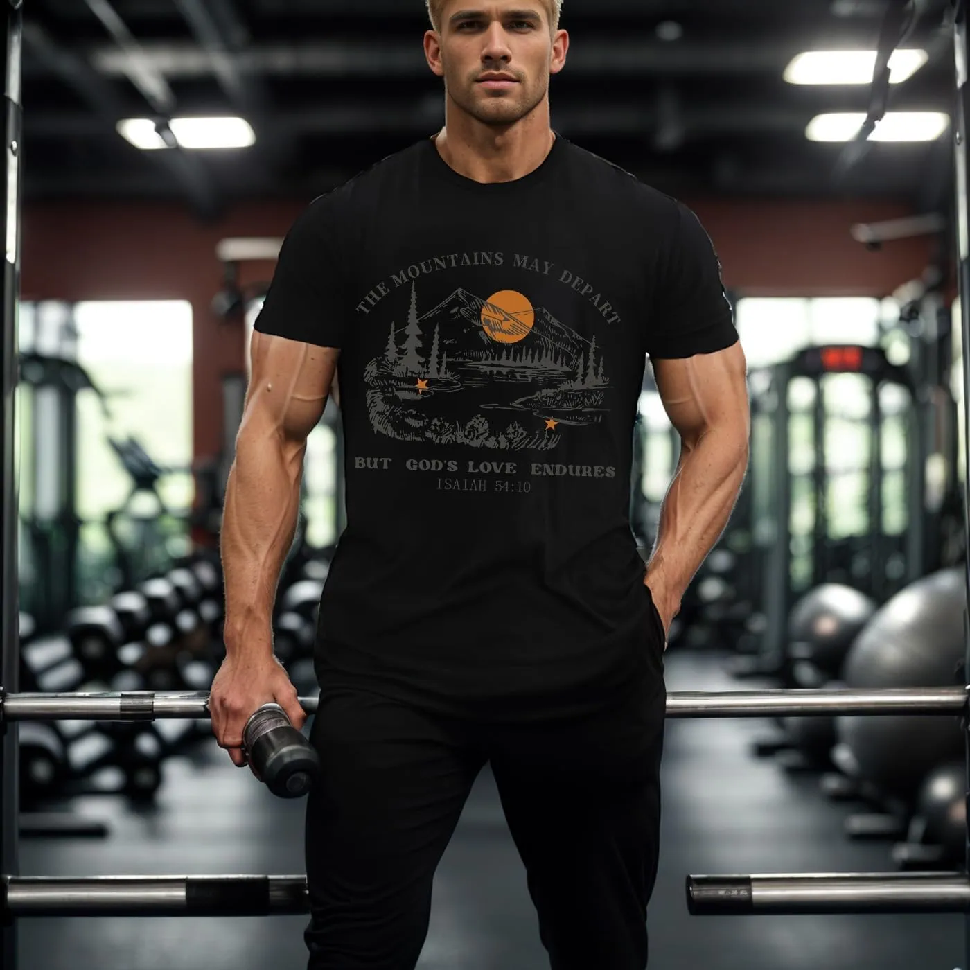 Christian Jesus Graphic Tees T Shirts for Men