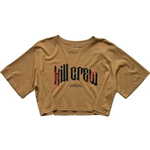 CLASSIC CROP TOP - SAND / BLACK
