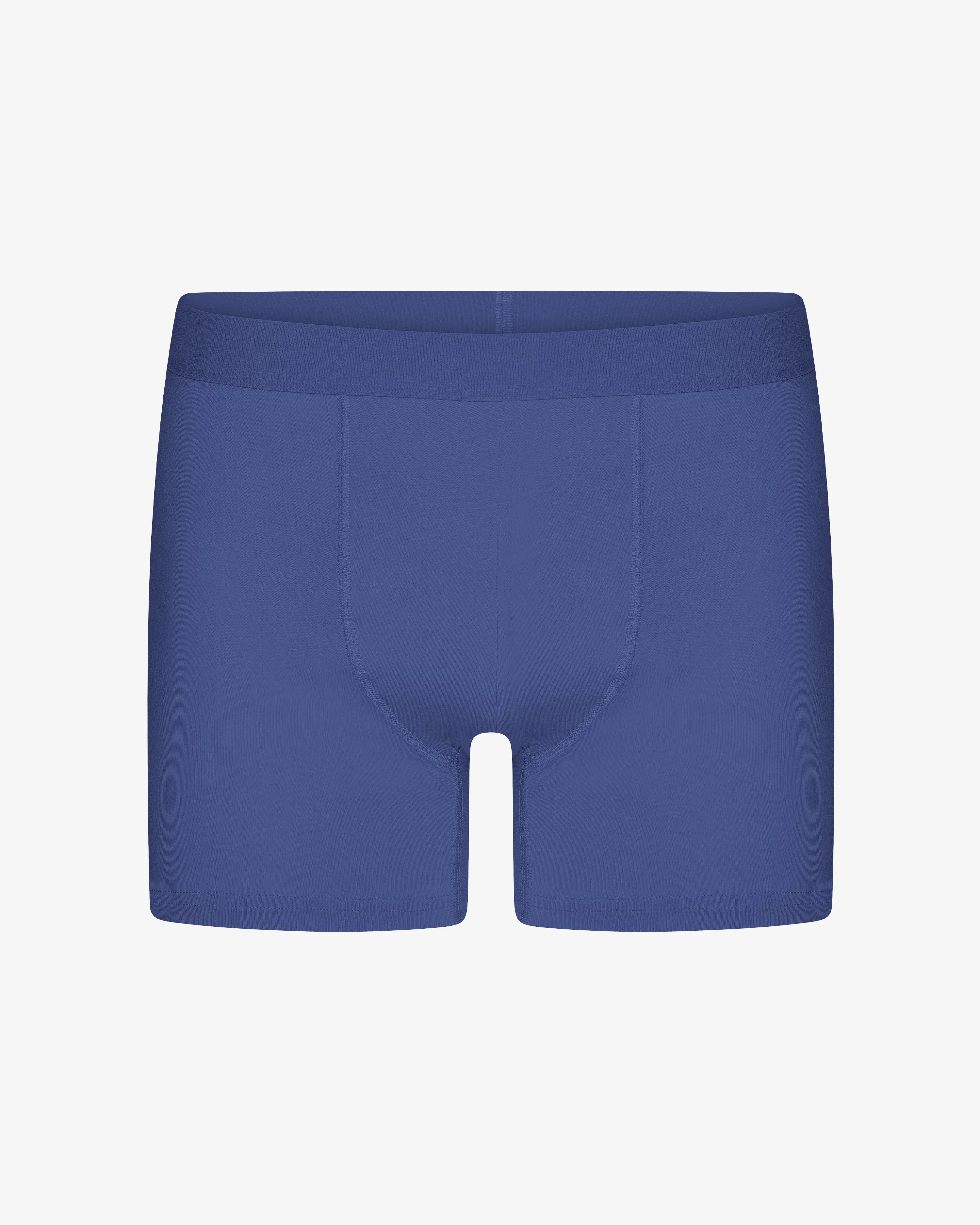 Classic Organic Boxer Briefs - Marine Blue