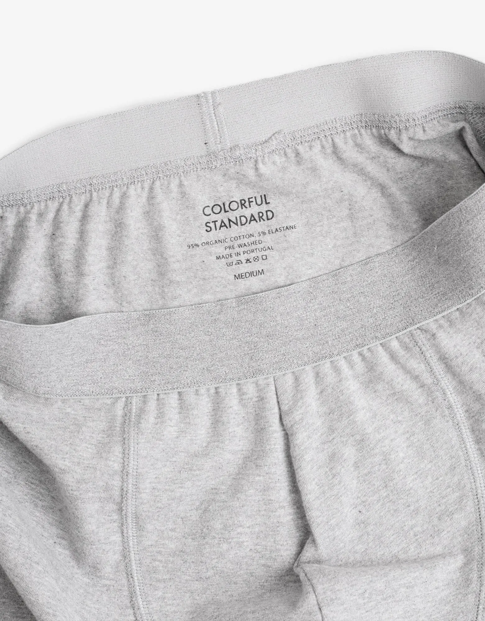 Classic Organic Boxer Briefs - Snow Melange