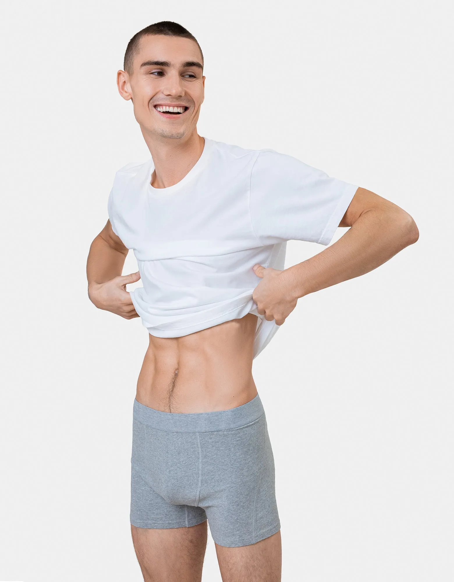 Classic Organic Boxer Briefs - Sunny Orange