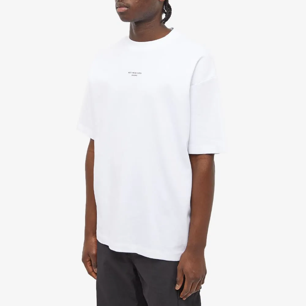 Classic T-shirt Drole de Monsieur Not From Paris Madame, white