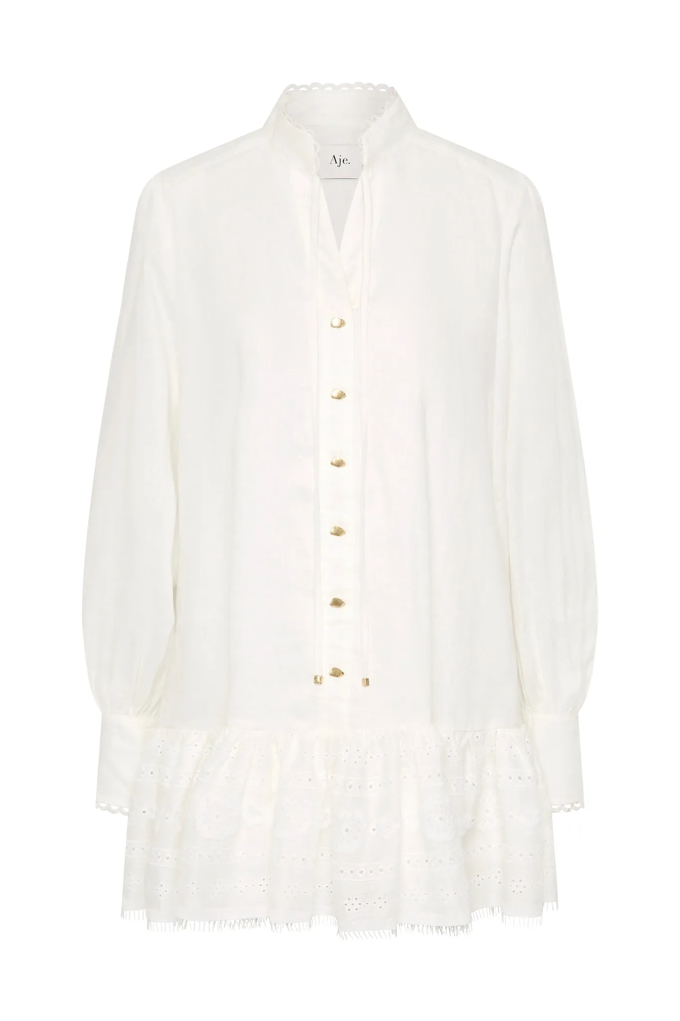 Cloud Embroidered Dress