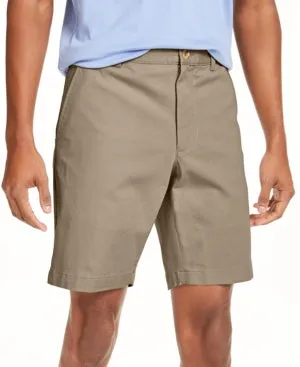 Club Room Men's Regular Fit 7 Inseam 4 Way Stretch Shorts Creek Bed Brown 38