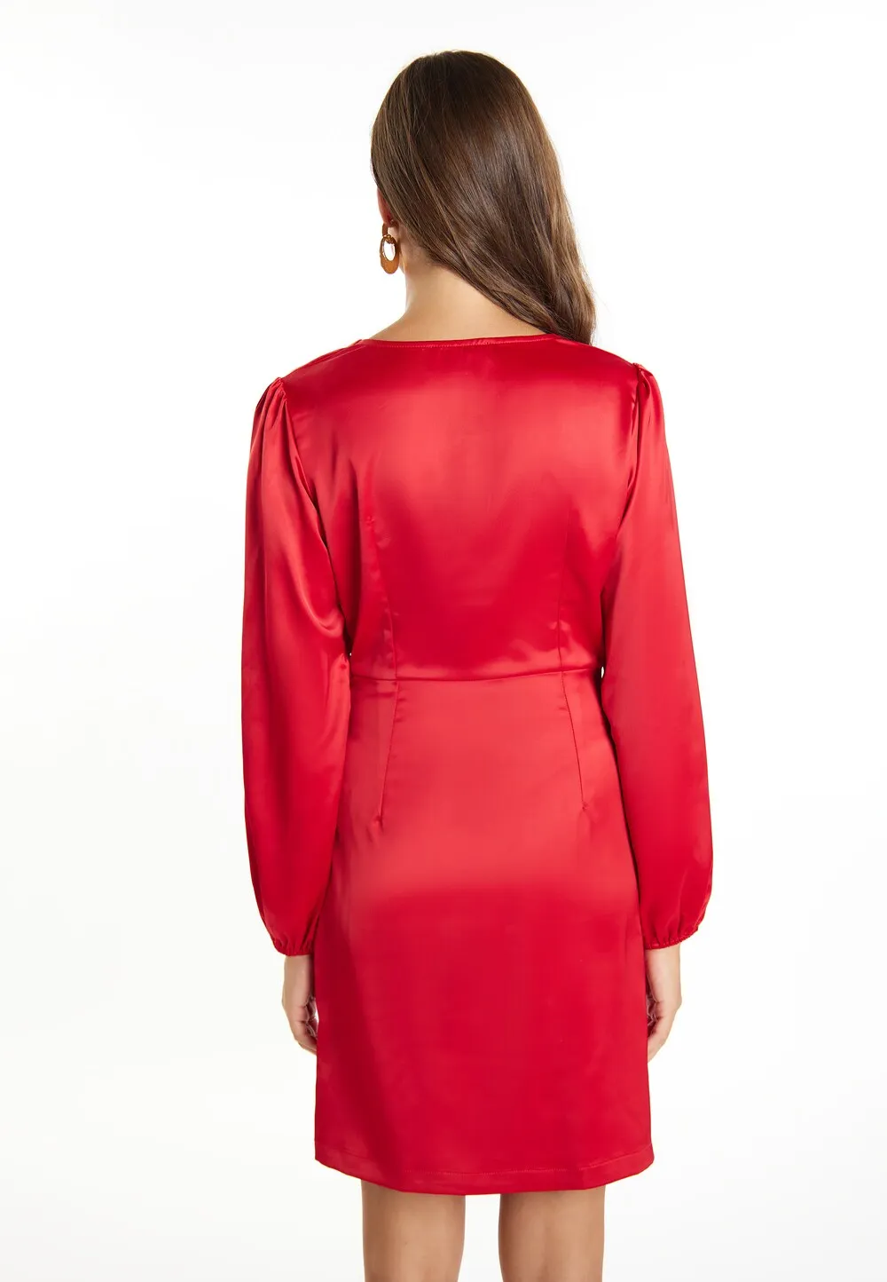 Cocktail dress faina, red