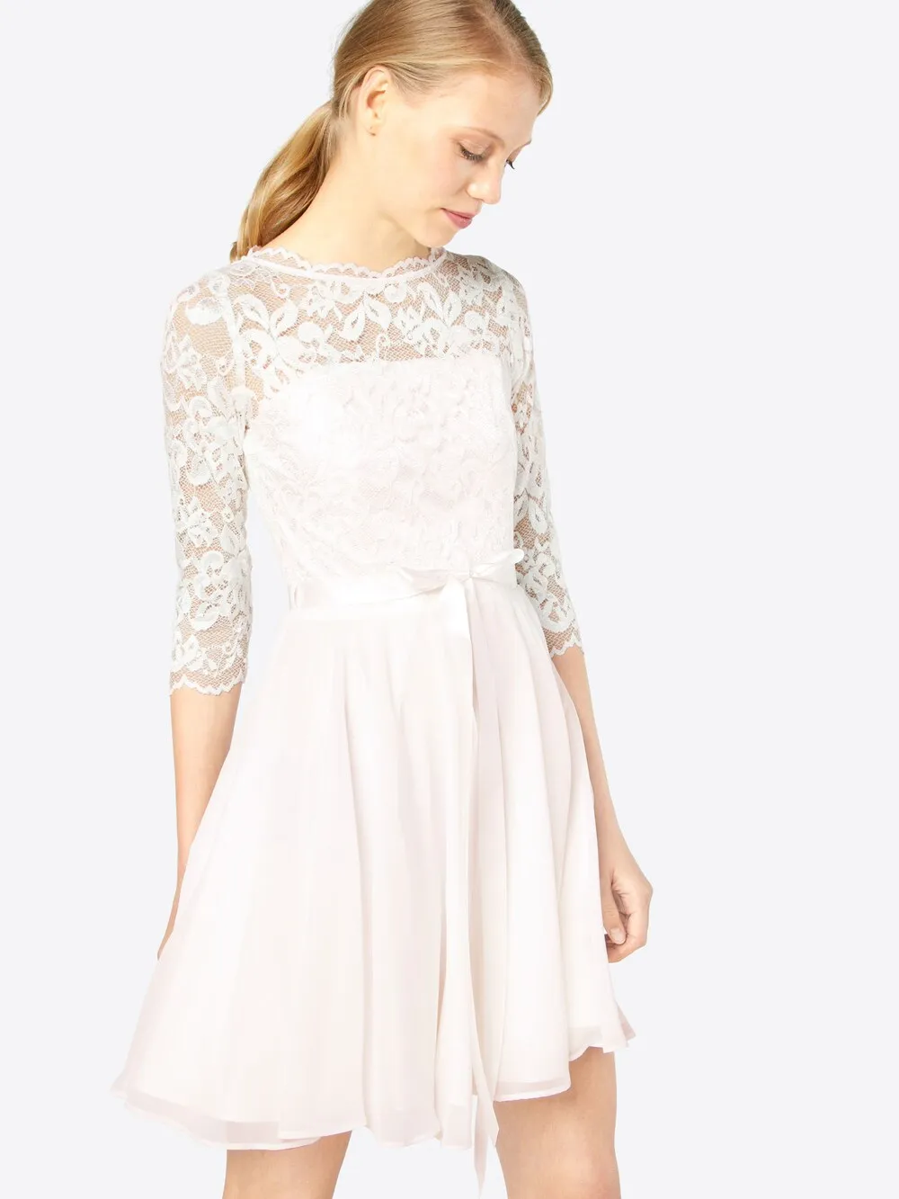 Cocktail dress SWING, white