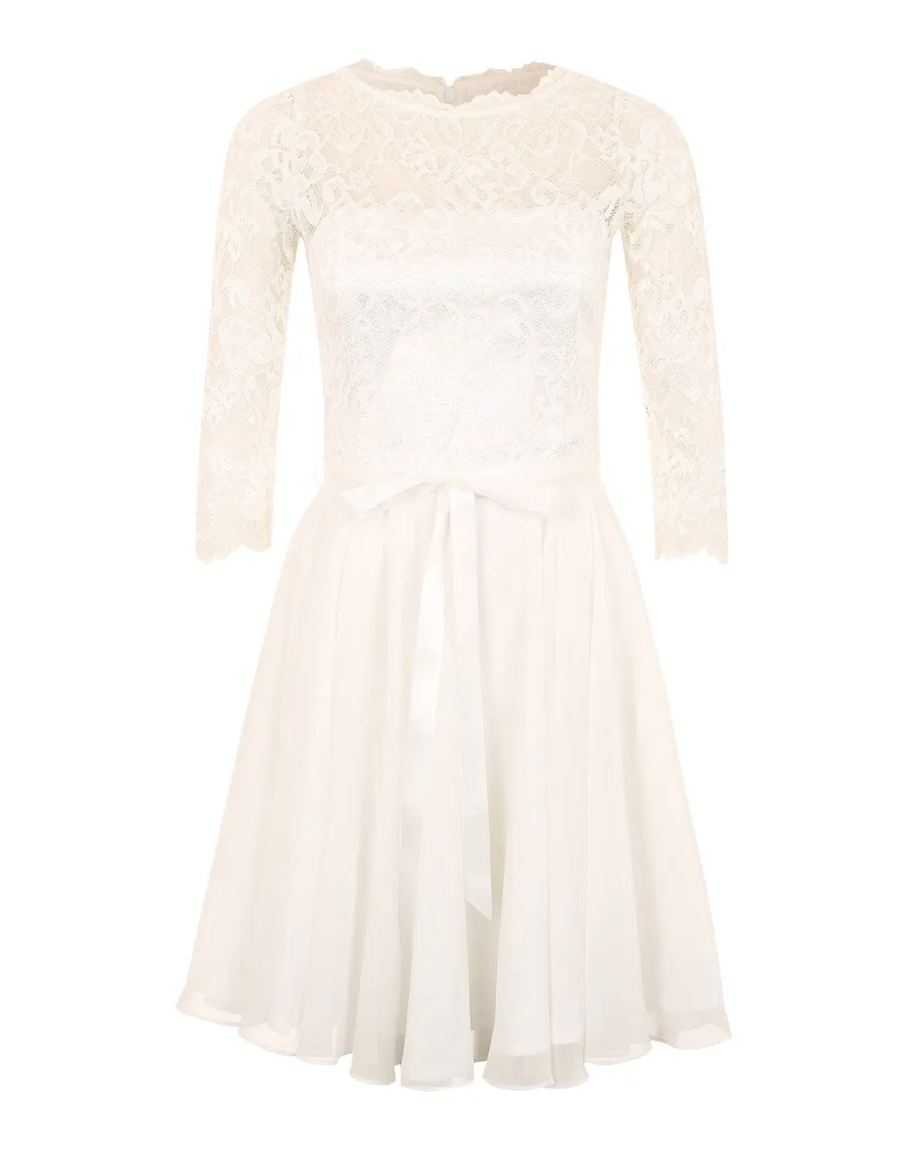 Cocktail dress SWING, white