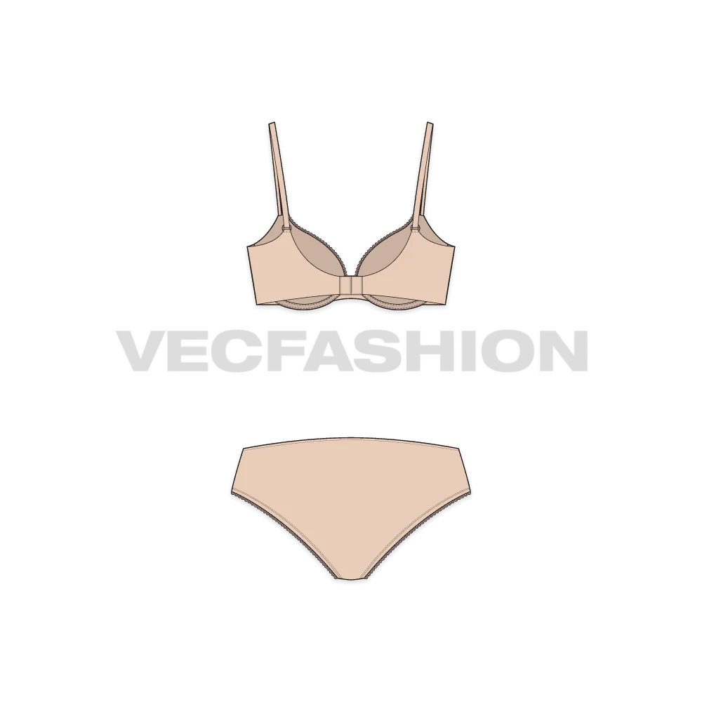Comfort Fit Push-up Bra Set