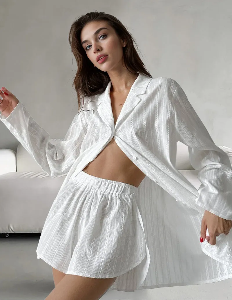 Comfort Jacquard 100% Cotton Lounge Set