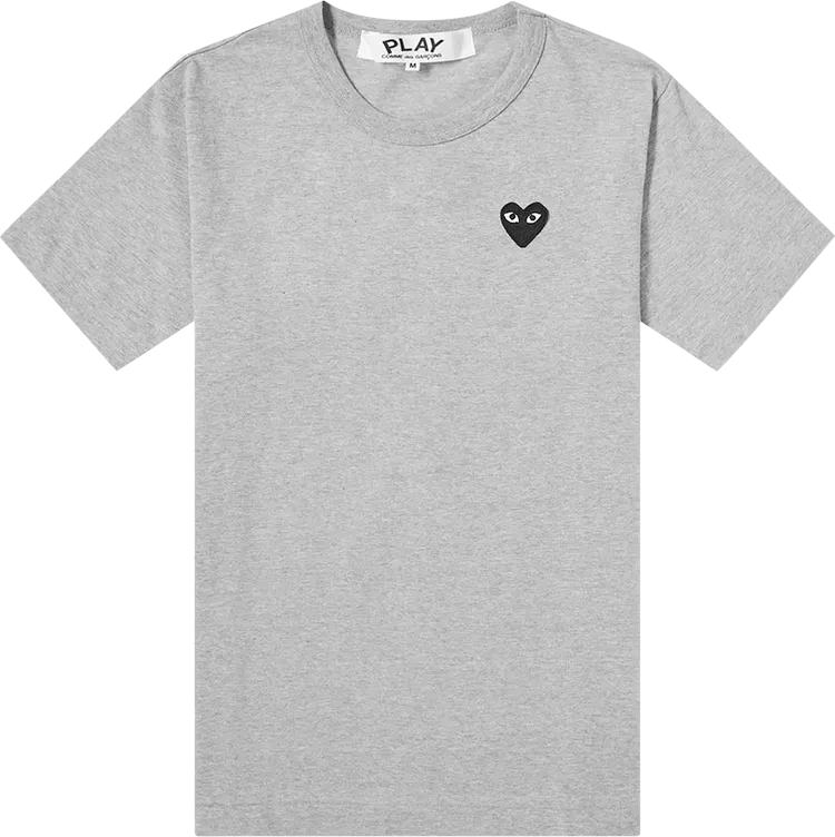 Comme Des Garçons PLAY Heart T-Shirt 'Grey', gray