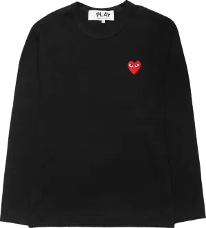 Comme des Garçons PLAY Long-Sleeve T-Shirt 'Black', black