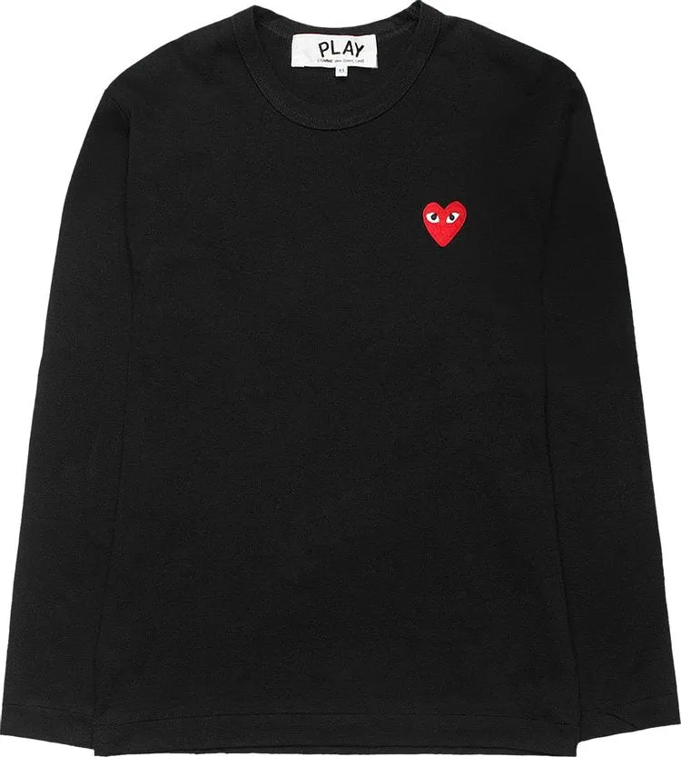 Comme des Garçons PLAY Long-Sleeve T-Shirt 'Black', black