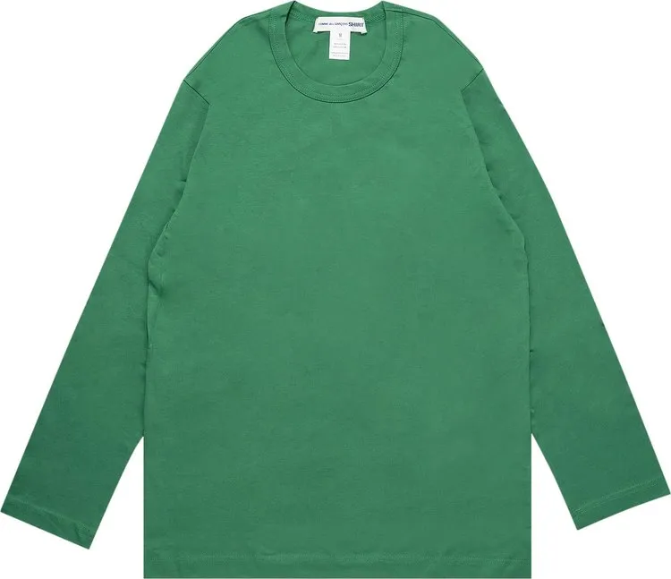 Comme des Garçons SHIRT Rear Logo Long-Sleeve T-Shirt 'Green', green