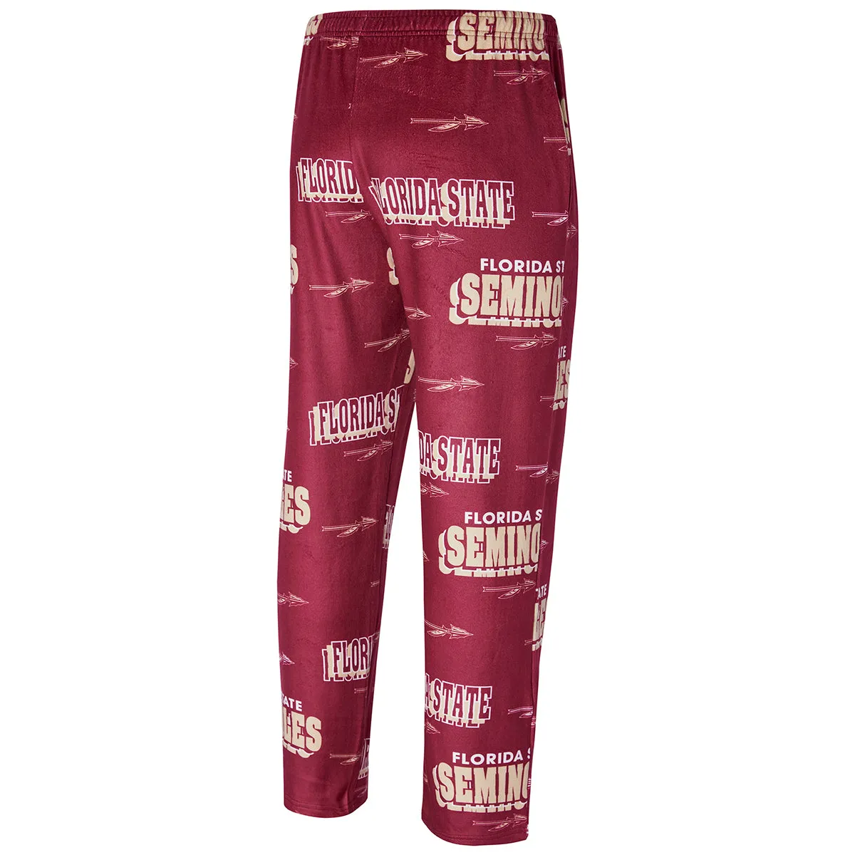 Concept Sports Men's Florida State Seminoles Spear Design Jersey Pant - Garnet