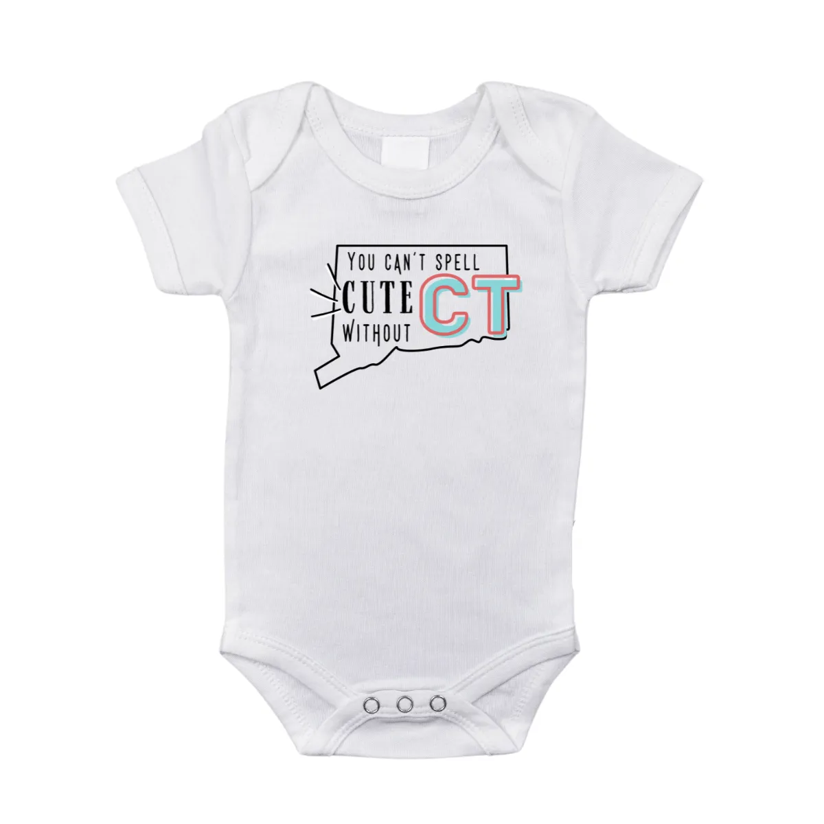 Connecticut Baby Onesie by Little Hometown
