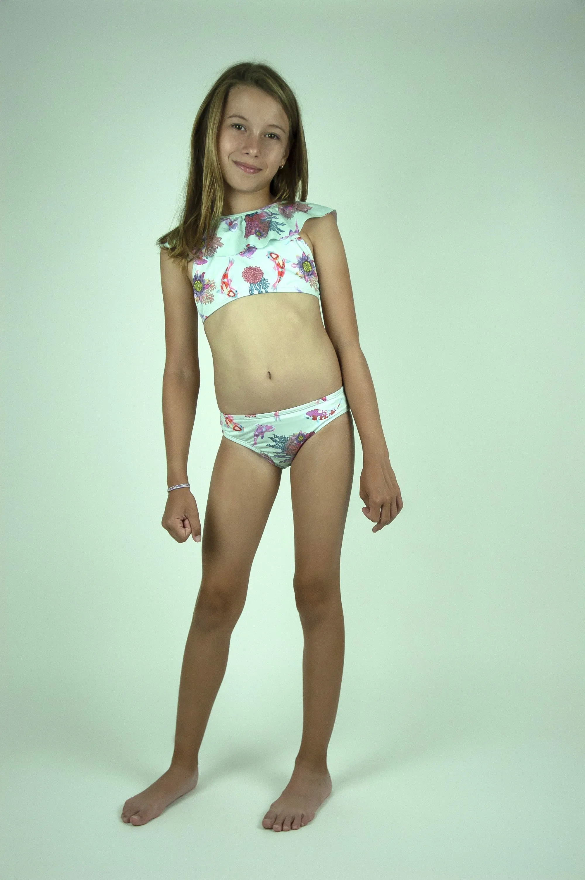 Coral Reef Cross Back Bikini Set