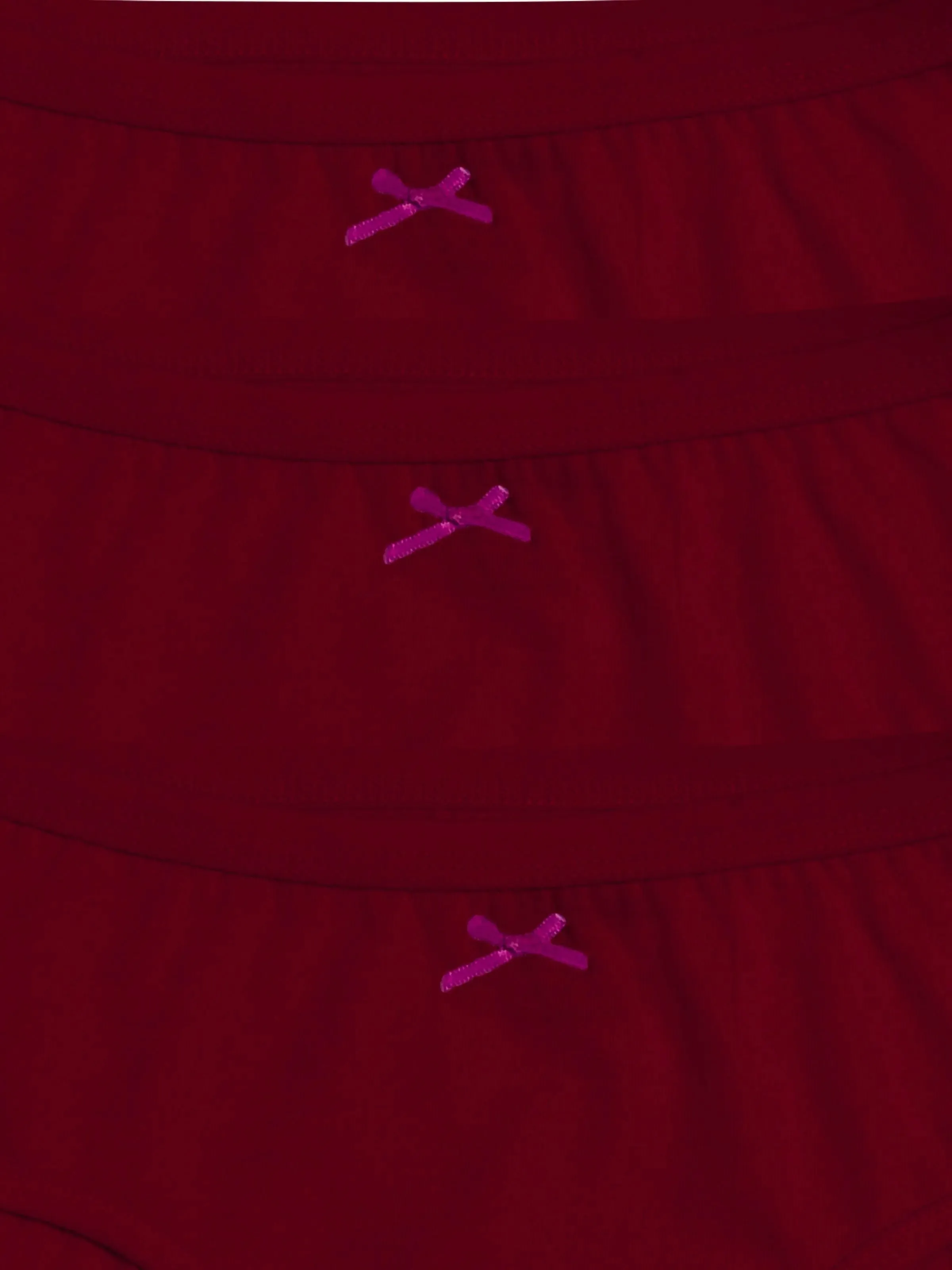Cotton Hipster Briefs For Women | Breathable | Elasticated Waistband | Maroon Solid Panties Pack Of 3