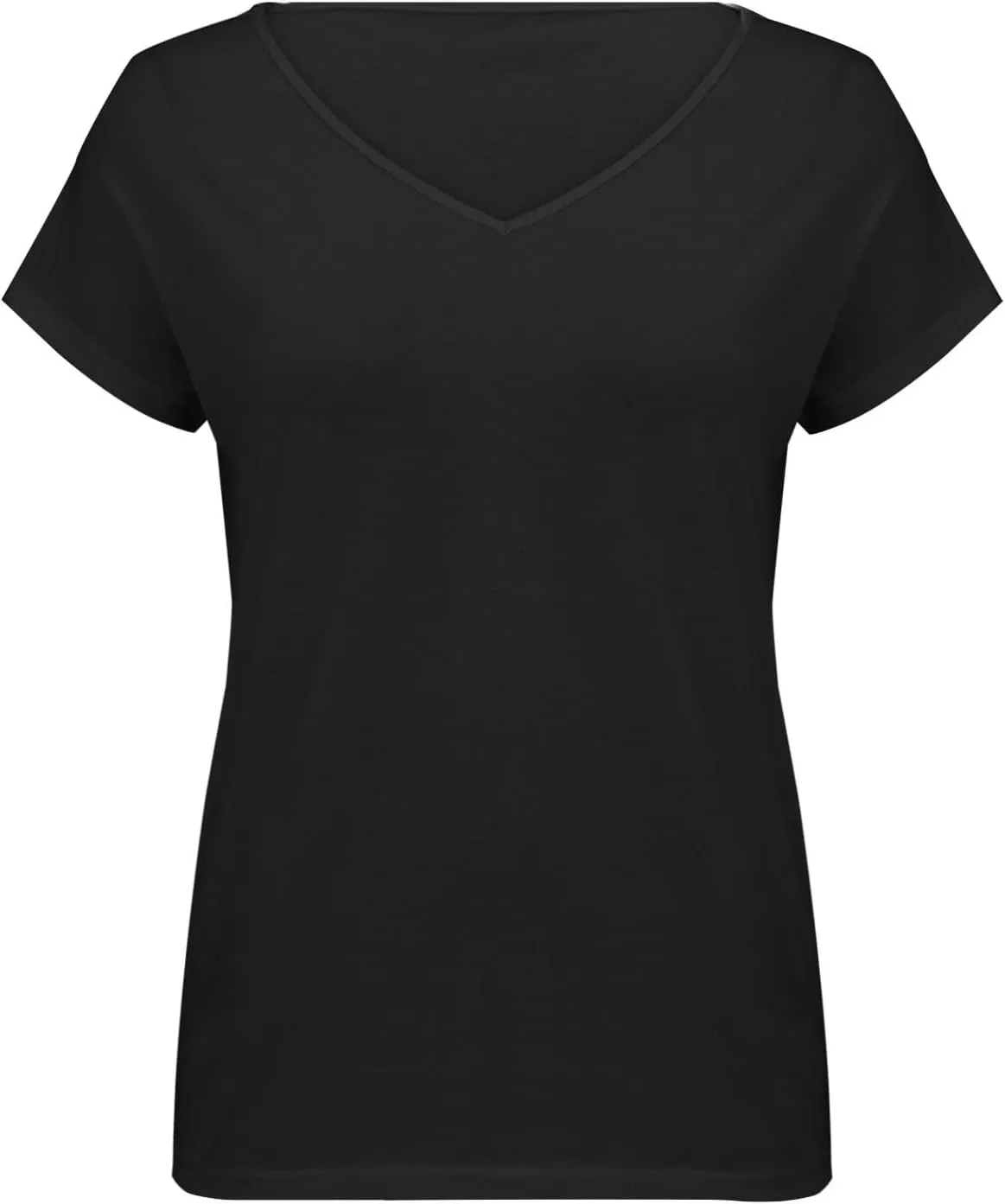 Cotton Shirts for Women Vneck Short Sleeve Tunic Tops Casual Summer Loose Fit Breathable Outdoor Street Tshirts 2025