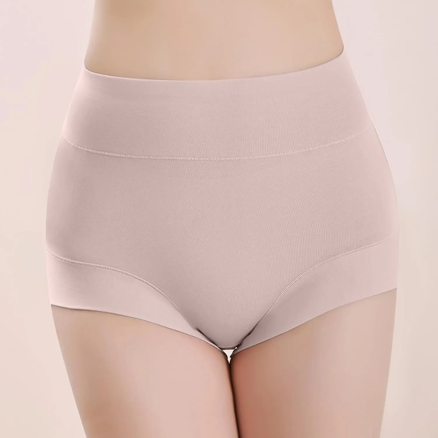 Cotton Underwear for Women Tummy Control Wicking Stretch Solid Color Panties Butt Lifting Summer Trendy Lounge Underwear