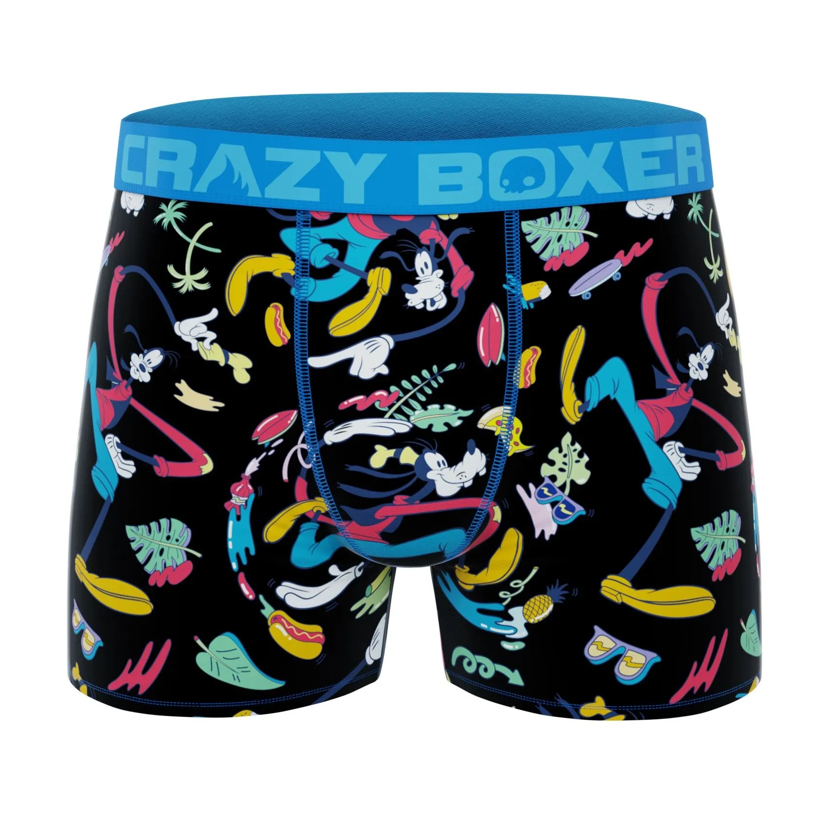 CRAZYBOXER Disney Goofy Pop Art Men's Boxer Briefs (2 pack)