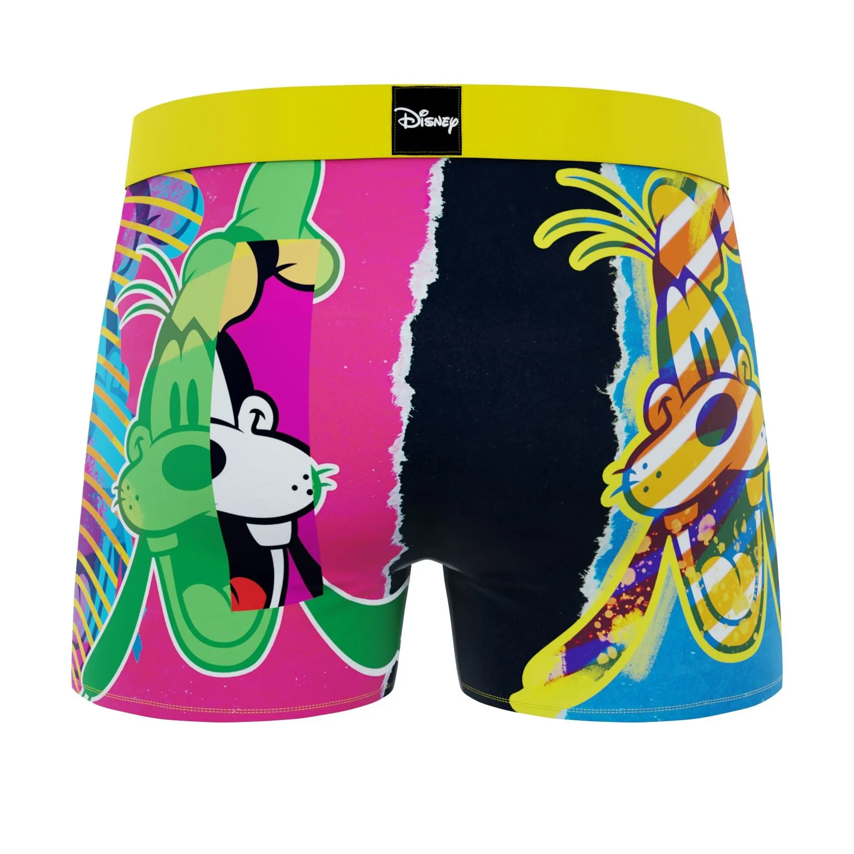 CRAZYBOXER Disney Goofy Pop Art Men's Boxer Briefs (2 pack)