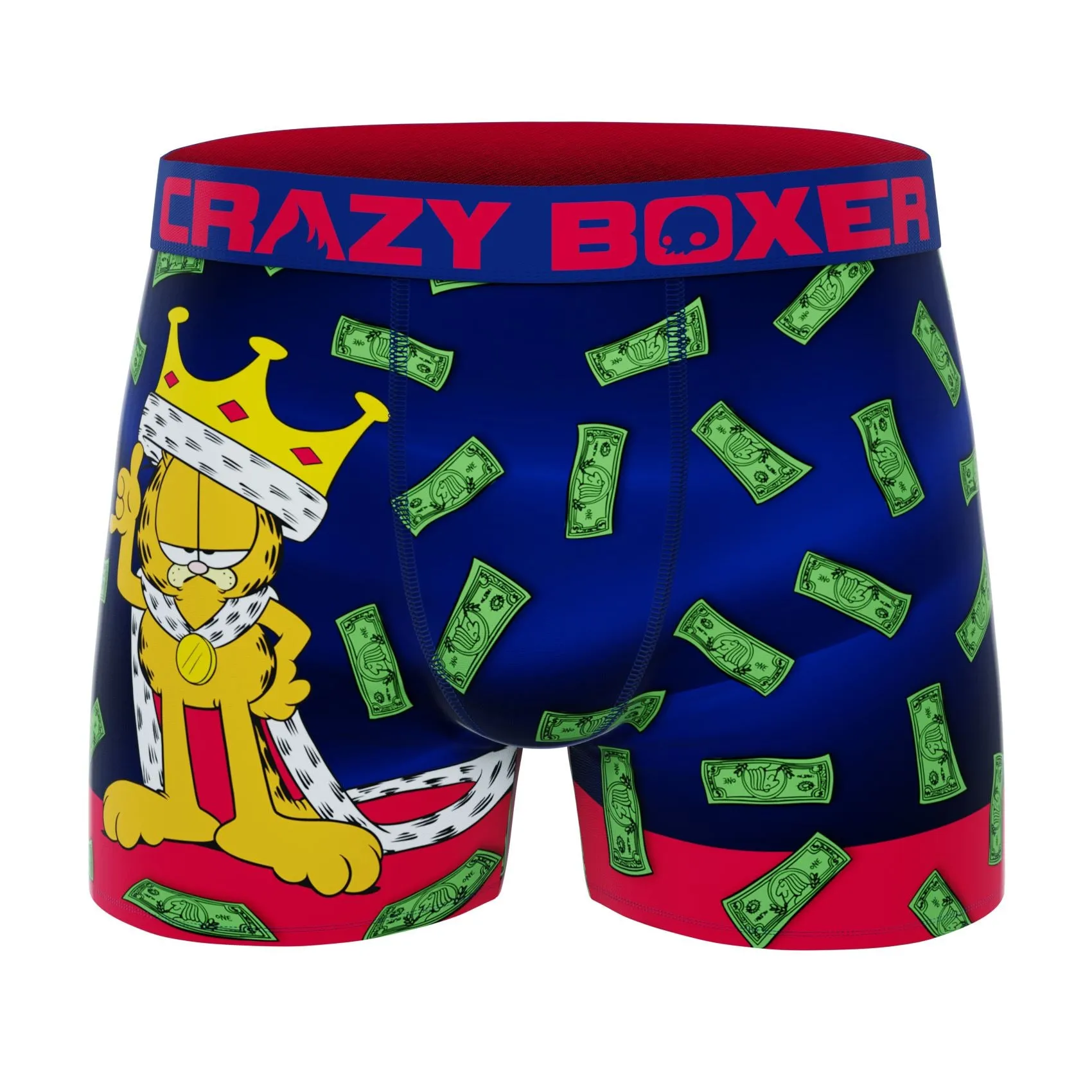 CRAZYBOXER Garfield King Men's Boxer Briefs (3 Pack)