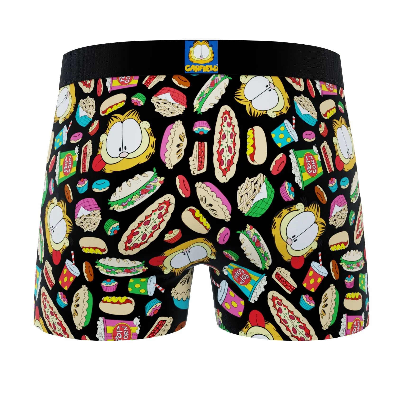 CRAZYBOXER Garfield King Men's Boxer Briefs (3 Pack)