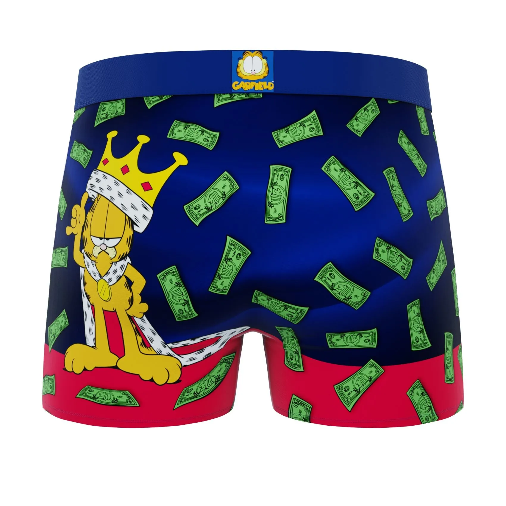 CRAZYBOXER Garfield King Men's Boxer Briefs (3 Pack)